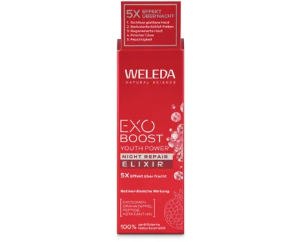 Weleda Exo Youth Power Night Repair Elixir Granatapfel