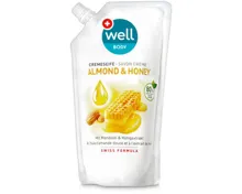 Well Cremeseife Almond & Honey Refill