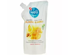 Well Cremeseife Almond&Honey Refill