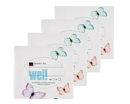 Well Kosmtiktücher Design FSC 90 Stück 4x 90St