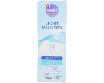 Well leichte Tagescreme Spf15