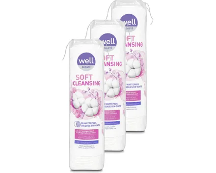 Well Wattepads mit Seidenextrakt 80 Stück 3x 80St