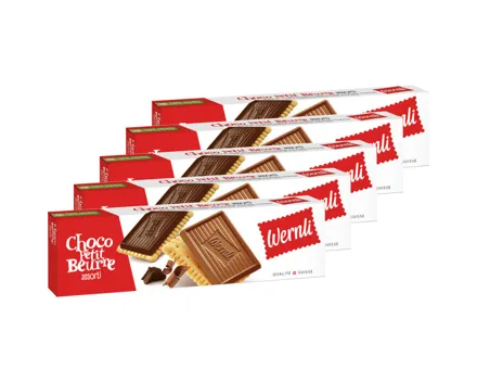 Wernli Choco Petit Beurre assorti 5x 125g