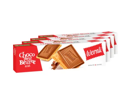 Wernli Choco Petit Beurre au lait 4x125g