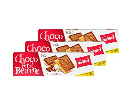 Wernli Choco Petit Beurre Lait Mini 3x125g