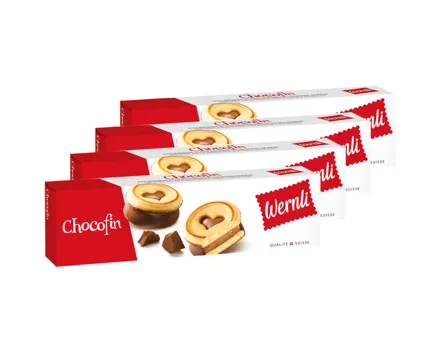 Wernli Chocofin 4x 100g