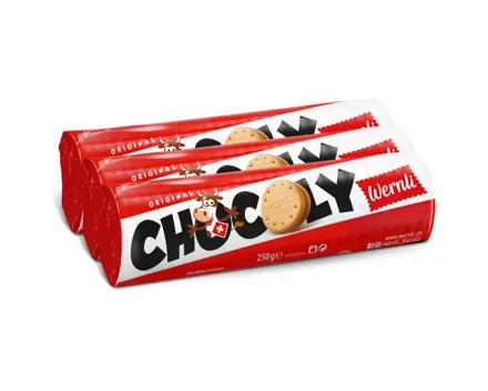 Wernli Guezli Chocoly Original 3x250g