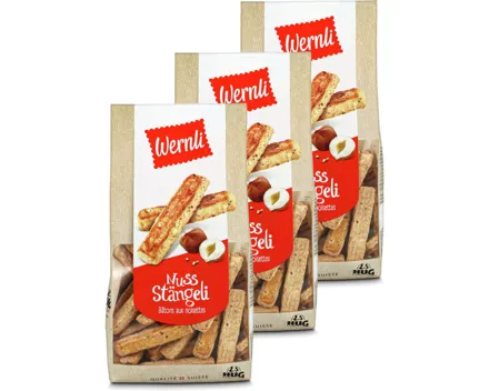 Wernli Nussstängeli 3x 290g