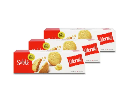 Wernli Sablé 3x82.5g