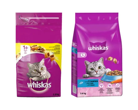Whiskas Katzentrockennahrung 1+