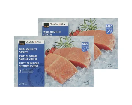 Wildlachs Sockeye MSC 2x250g