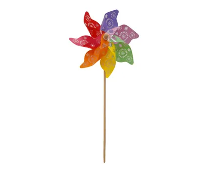 Windrad 45x110cm bunt