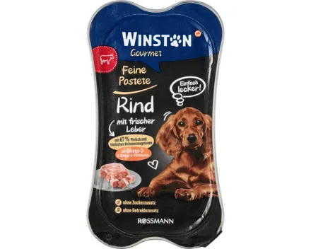 Winston Hundefutter Rind & Frische Leber