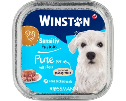 Winston Hundefutter Sensitiv Pastete Pute mit Reis