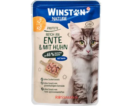 Winston Katze Nature mit Ente und Huhn 85