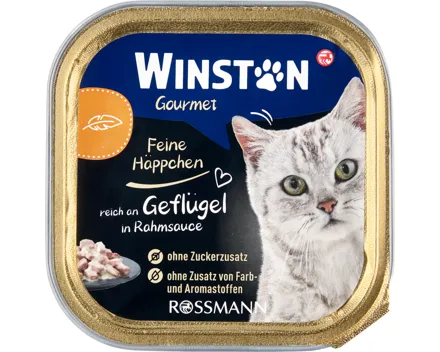 Winston Nassfutter Katze Delikat Pute/Rahm 100