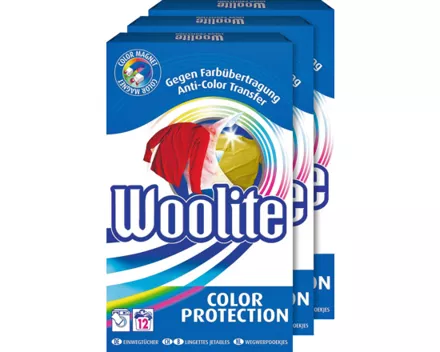 Woolite Color Protection 3 x 12 Stück