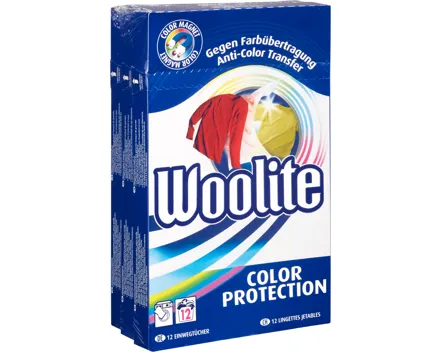 Woolite Einwegtücher Color Protection