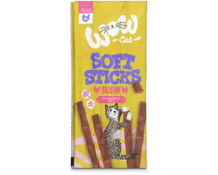 Wow Cat Soft Sticks Huhn 6x5g