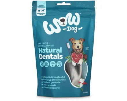 Wow Dog Natural Dentals Geflügel Midi