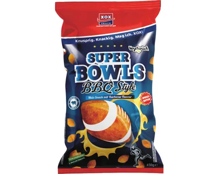 XOX Super Bowls Mais-Snack BBQ Style