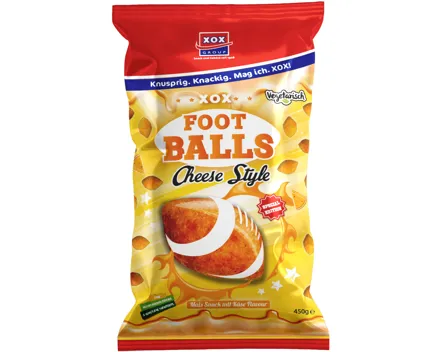 XOX Super Bowls Mais-Snack Cheddar Cheese Style
