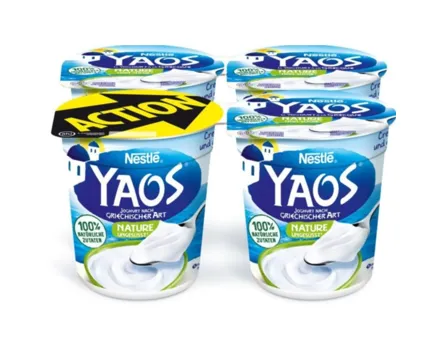 Yaos Jogurt Nature nach Griechischer Art, ungesüsst 4x150g