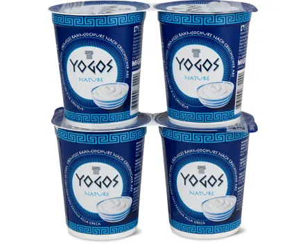 Yogos Joghurt Nature, 4er-Pack