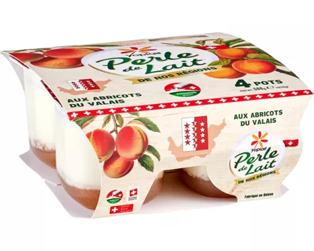 Yoplait Perle de Lait Aprikosen aus dem Wallis