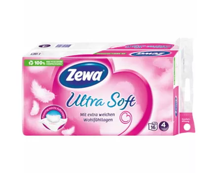Zewa Toilettenpapier Ultra Soft 4-lagig