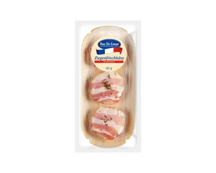 Ziegenkäse mit Speck