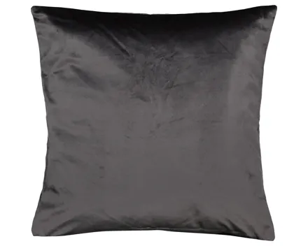Zierkissenhülle Samt anthrazit