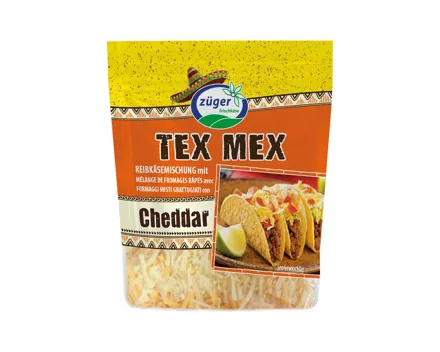 Züger Tex Mex Reibkäse (Aktion nur in der Deutsch- und Westschweiz gültig)