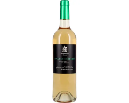Zürich AOC Staatschreiber Pinot Gris Staatskellerei Zürich (2023) – Weisswein, Schweiz (0.75l)
