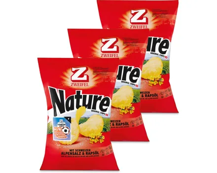 Zweifel Chips Original Nature 3x175g