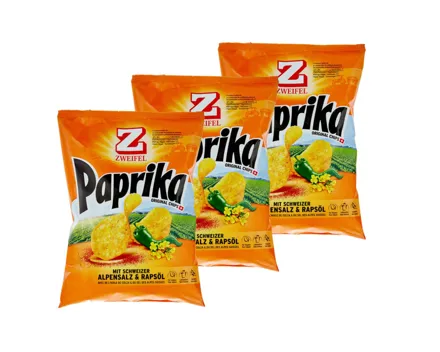 Zweifel Chips Paprika 3x 175g