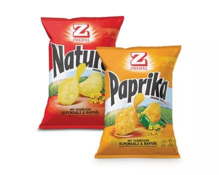 Zweifel Chips Paprika / Nature