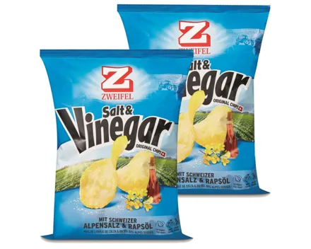 Zweifel Chips Salt & Vinegar 2x175g