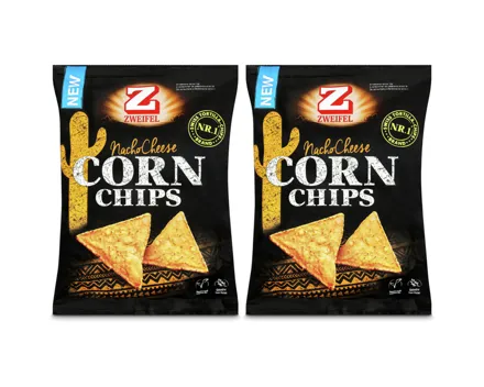 Zweifel Corn Chips Nacho Cheese 2x125g
