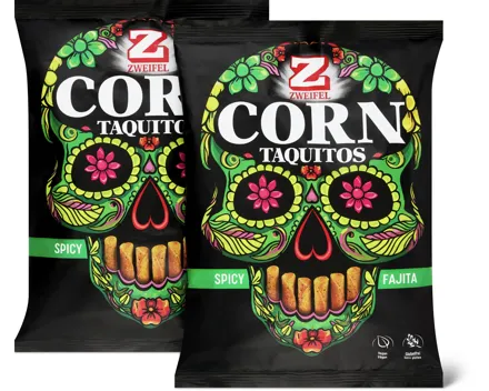 Zweifel Corn Chips Taquitos, Duo-Pack