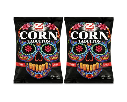 Zweifel Corn Taquitos Sweet Chili 2x125g