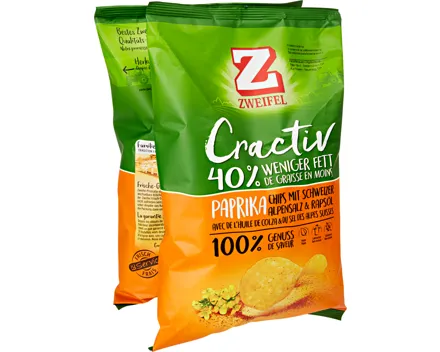 Zweifel Cractiv Chips Paprika