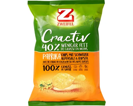 Zweifel Cractiv Chips Paprika