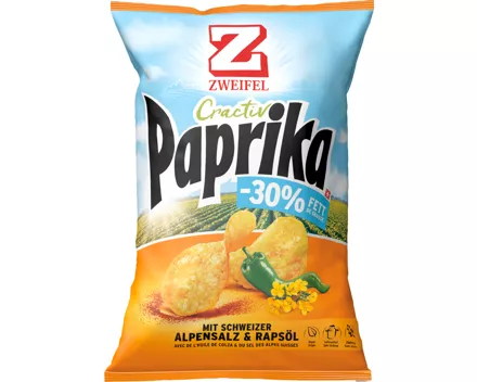 Zweifel Cractiv Chips Paprika