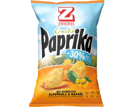 Zweifel Cractiv Chips Paprika