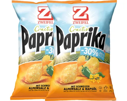 Zweifel Cractiv Chips Paprika