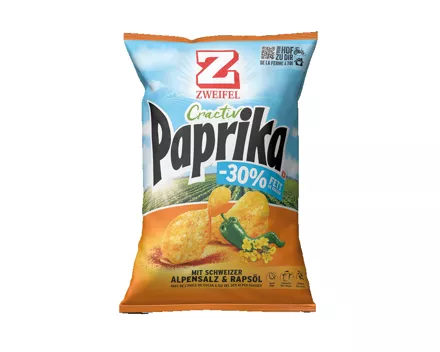 Zweifel Cractiv Chips Paprika / Nature