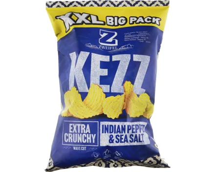 Zweifel Kezz Chips Indian Pepper & Sea Salt XXL