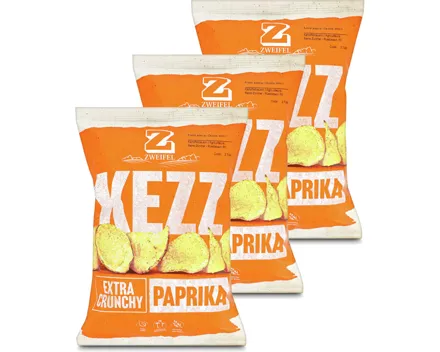 Zweifel Kezz Chips Paprika 3x110g