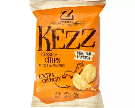 Zweifel Kezz Extra Crunchy Chips Paprika